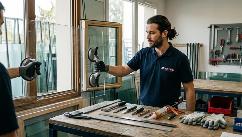 Vitrier Albert et Fils — Remplacement de vitre dans le Val-de-Marne 94 (intervention 24h/24, devis gratuit)